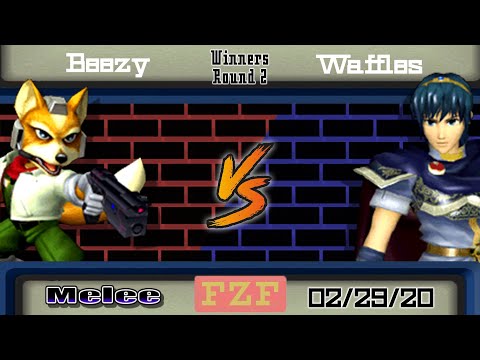 Beezy (Fox) vs. Waffles (Marth) - Winners Rd 2  - Flat Zone February 2020