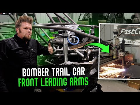 Leading Arm Suspension on a Rock Crawler