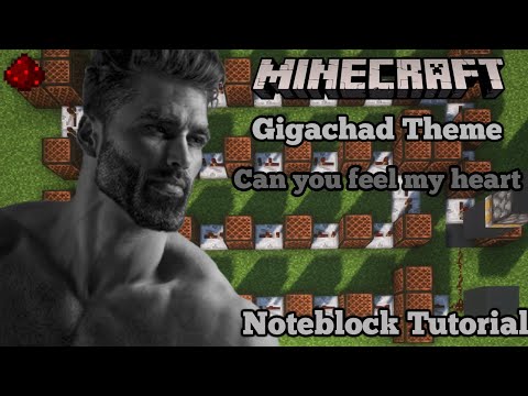 Gigachad Theme Song (Minecraft Note Block Tutorial)