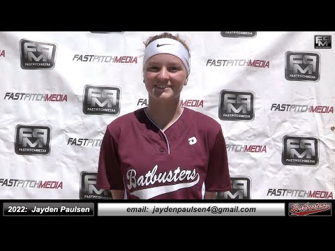 2022 Jayden Paulsen 4.0 GPA Athletic Pitcher and Middle Infielder Softball Skill Video - Batbusters