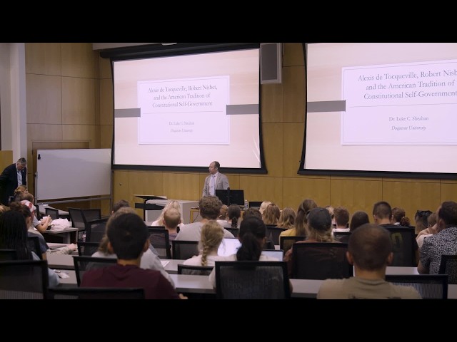Thumbnail for video titled: Constitutionalism and Civil Society — Dr Luke Sheahan | September 10, 2026