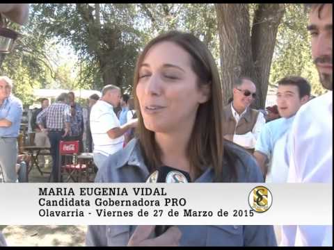 Nota Maria Eugenia Vidal - Alfredo S. Mondino - Olavarria. 27-03-2015