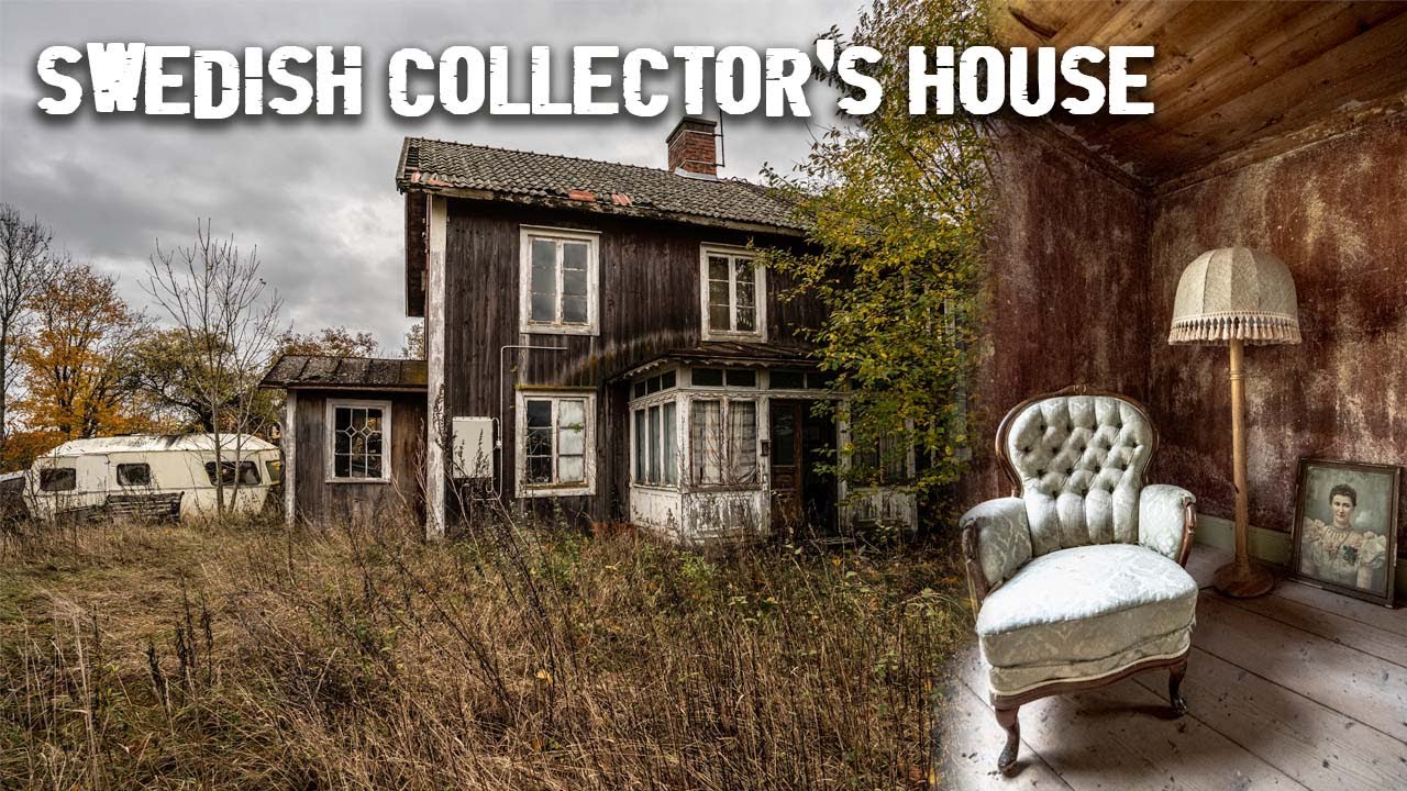 Exploring an abandoned HOUSE of a Swedish collector