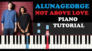 AlunaGeorge - Not Above Love (Piano Tutorial, Different Colour for Each Hand)