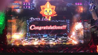パチスロ　デビルメイクライ4   激アツの紅葉柄ボタンとプレミアのエンタライオン！
