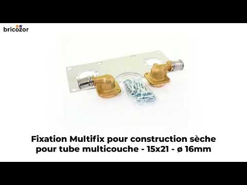 Kit de fixation Multifix pour construction sèche DN 16 x 15x21 MULTITUBO