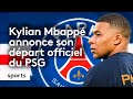Kylian Mbappé officialise son départ du PSG, sans révéler le nom de son prochain club