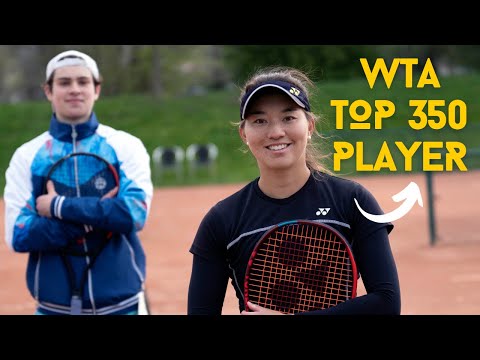 Tennis Professional Hitting Session | WTA TOP 350