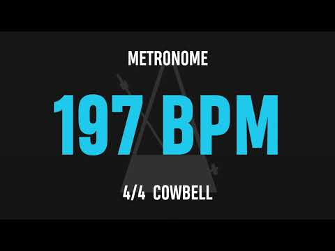 197 BPM 4/4 - Best Metronome (Cowbell)
