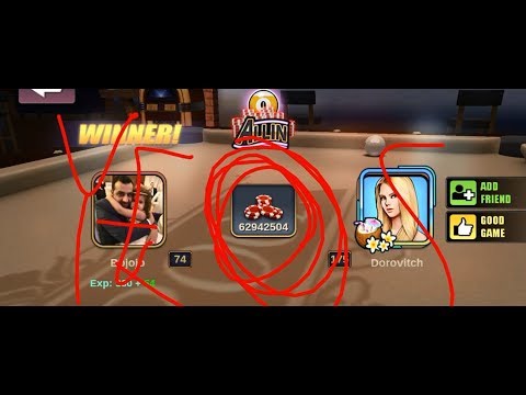 3D Pool.  OMG 62 Million All-in Game!