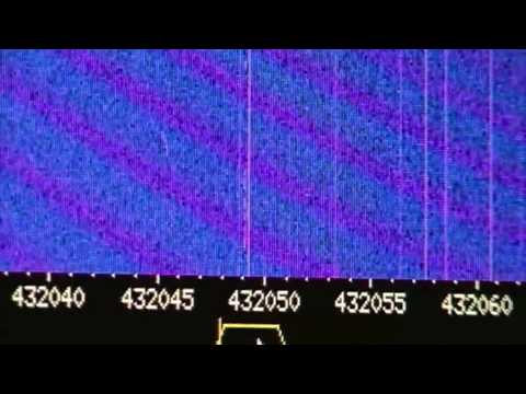 Mistery signals from the Moon on 70cm Band