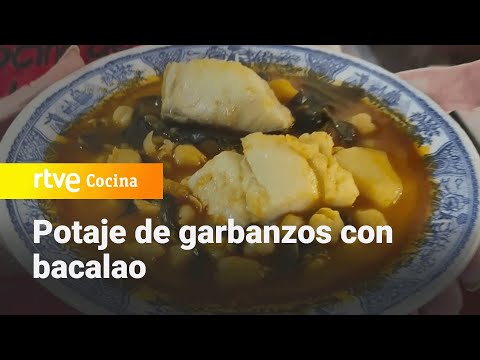 Chickpea and cod stew recipe - Adora's Kitchen | RTVE Cocina
