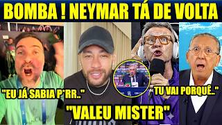 🔥"EU JÁ SABIA, P*RR.." MÍDIA ESPORTIVA VAI A LOUCURA APÓS CARLO ANCELOTTI CONVOCAR NEYMAR PRA COPA