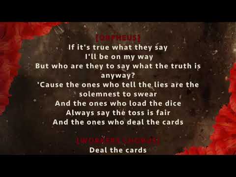 Hadestown Original Broadway Cast - If It's True - Lyrics