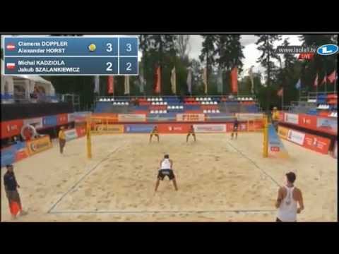Doppler/Horst vs. Kadziola/Szalankiewicz - Moscow Olympic Qualification 2012 - Golden Set