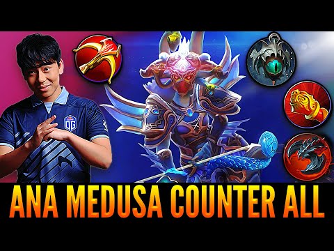 👉 ANA Picking Medusa To Counter All Enemy Hard Pushers - Keeping His Team In The Game For 60 Minutes