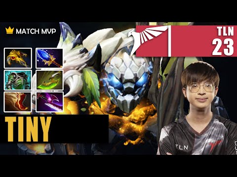 Tiny Safelane | TLN.23 | 7.32D NEW META TINY CARRY BUILD IS BACK | 7.32d Gameplay Highlight