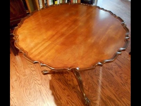 Restoring a Historic Charleston Reproduction Tea Table