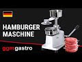 Commercial Manual Burger Press - Ø 130 mm