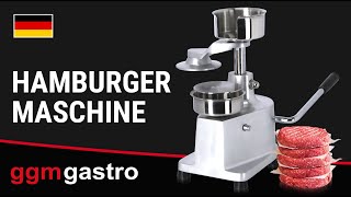 Machine à hamburgers manuelle - Ø 150 mm