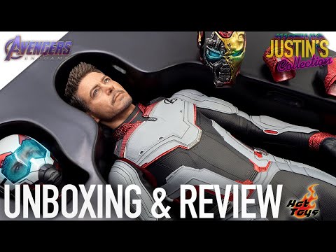 Hot Toys Iron Man / Tony Stark Team Suit Avengers Endgame Unboxing & Review