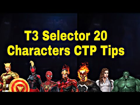 7th Anniversary T3 Selector 20 Characters CTP Guide - Marvel Future Fight