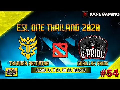 (THUNDER PREDATOR vs G-PRIDE) ESL ONE THAILAND 2020 [DOTA LIVE°]