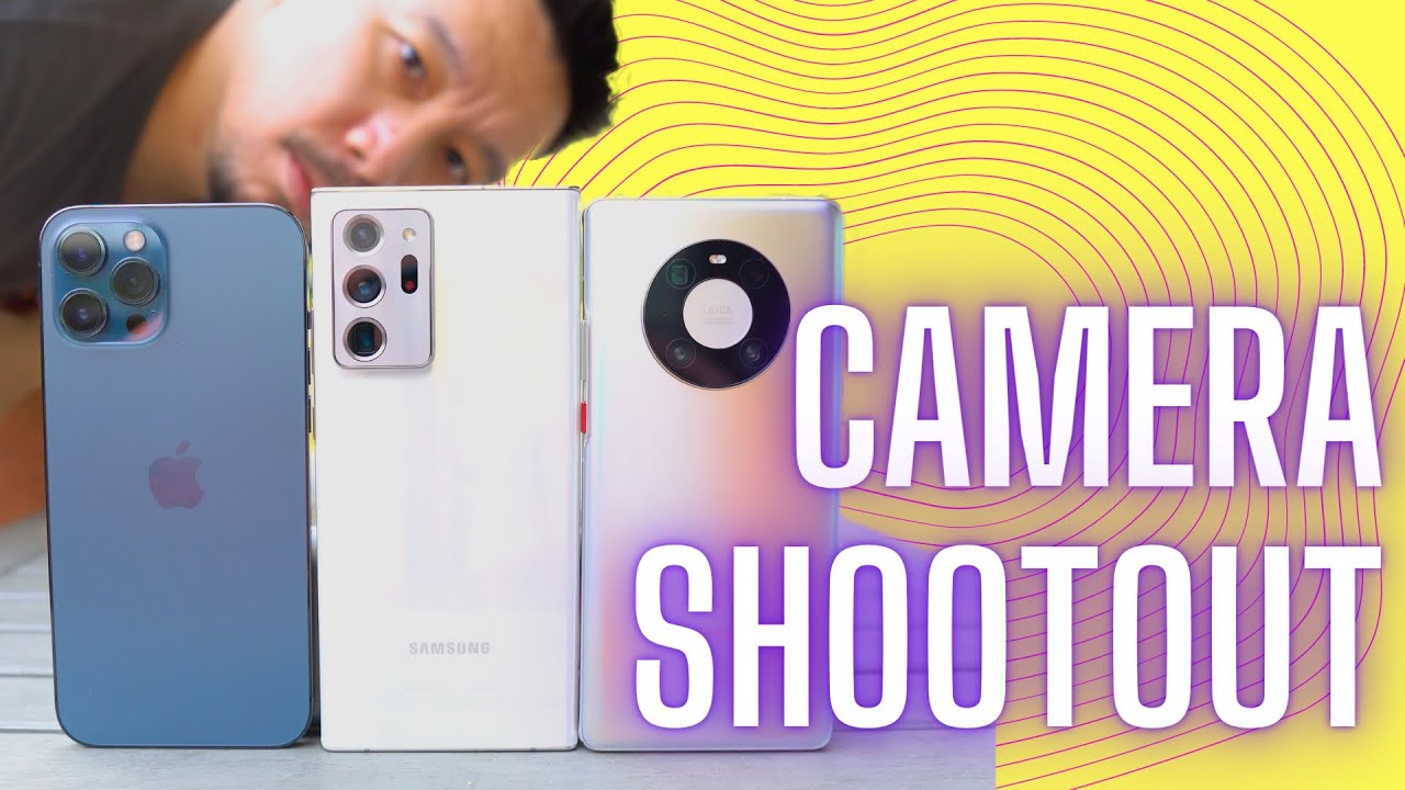 iPhone 12 Pro Max vs Note 20 Ultra vs Mate 40 Pro Camera Shootout