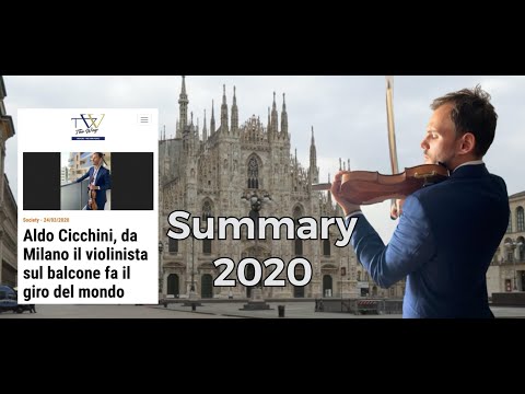 Highlights 2020 - The power of Music    #violinist #balcony #italy #milano