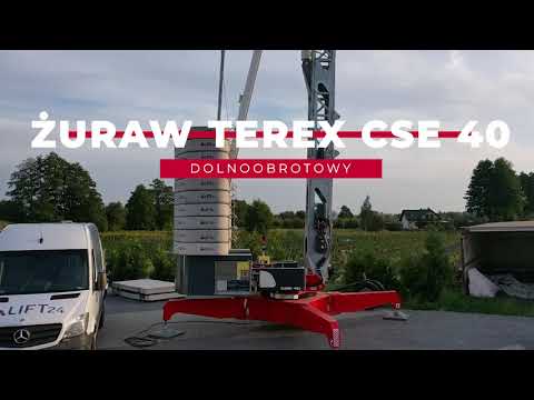 Poznaj nowy Samowznoszący Żuraw Wieżowy CSE 40 od Terex!