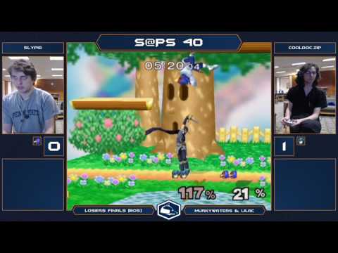 S@PS 40 Melee Singles - Slypig (Falco) VS Soupo (Marth) - Losers Finals