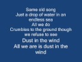 Kansas - Dust in the wind (Lyrics)