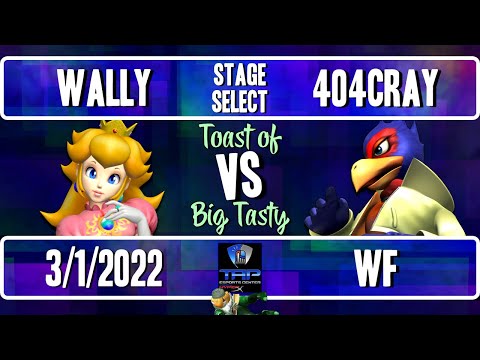 Stage Select 20 Tasty: Wally (Peach) Vs. 404Cray (Falco) - WF