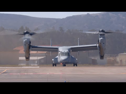 USMC MV-22 Osprey Demo | Central Coast AirFest 2024