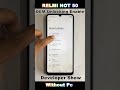Realme Note 50 OEM Unlocking Enable Developer Show Developer Options Mode Not Showing 2024