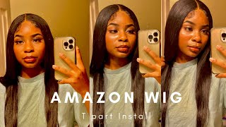 Affordable Amazon 24 Inch T part wig (Watch me Slay) under $150!!!