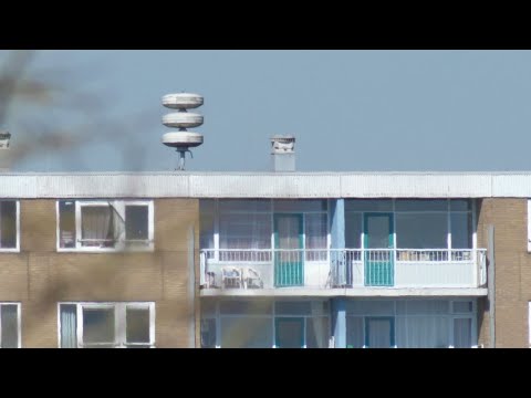 April 6, 2020. Siren-test surprises antenna-workers in Purmerend