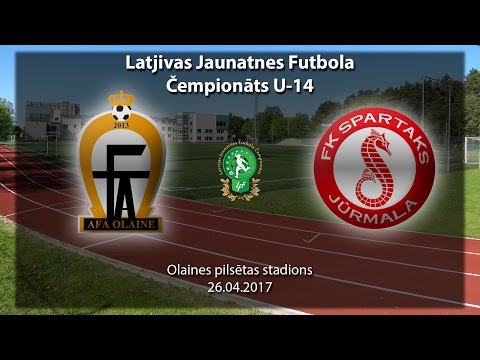U-14 AFA Olaine - FK Spartaks/Jūrmalas SS (Highlights)
