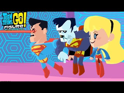 Teeny Titans 2 Android Gameplay #11 - Justice League VS Superman+Supergirl+Bizarro