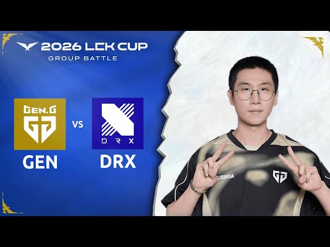 GENG ERSTRAHLT IN GEWOHNTEM GLANZ! | GAME 1 - GEN vs DRX | LCK 2026 Split 1