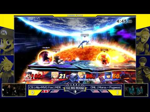 TBH6 Doubles  LOSERS FINALS - C9 | Ally+MVG Fox | M2K vs DNL | Marss + Pugwest - Wii U