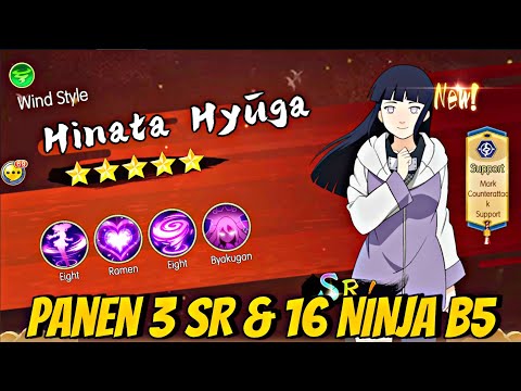PANEN 3 SR & 16 NINJA B5! GACHA 100x & Claim NINJA B5 dari GUARANTEE - NINJA SHIPPUDEN