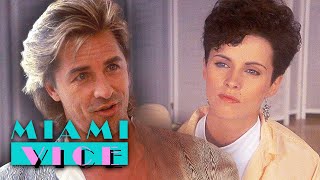 Crockett Meets Caitlin For The First Time | Miami Vice