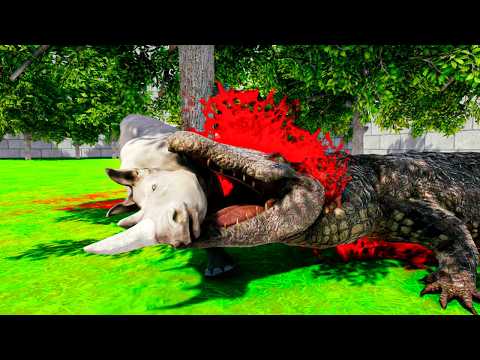 Purussaurus hunting prey - NPC Battles