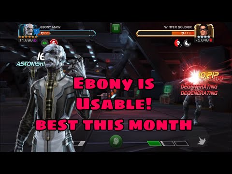 Ebony Maw 6* Rank 1! massive degen Damage! - Maw playable at Last - marvel contest of champions