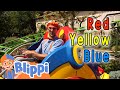 Blippi Visits A Theme Park Blippi Rollercoasters Learning Video