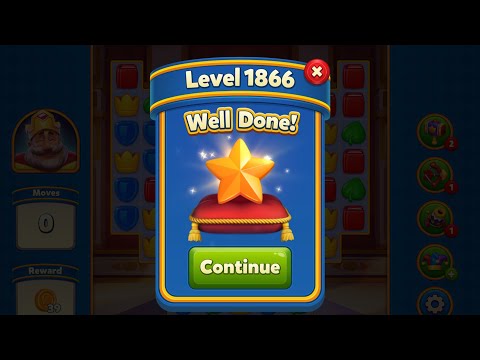 Royal Match - King Robert - Level 1866