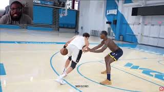 Klay Thompson godly 1v1 vs Benedict mathurin