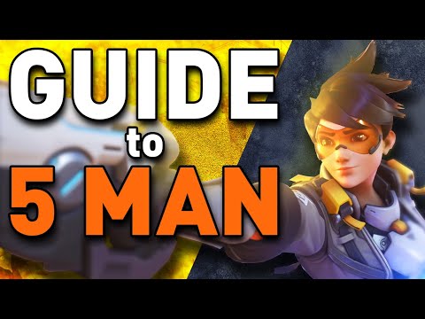 The BEST GUIDE to playing 5-MAN in Overwatch! (Banana Rush)