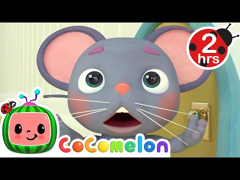 🐀 Hickory Dickory Dock KARAOKE! 🐀 | 2 HOURS OF COCOMELON! | Sing Along With Me! | Moonbug Kids Songs